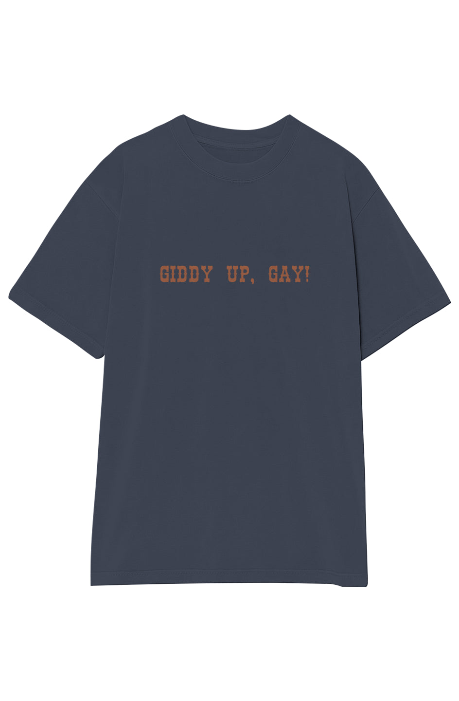 Giddy Up, Gay! Crewneck Tee
