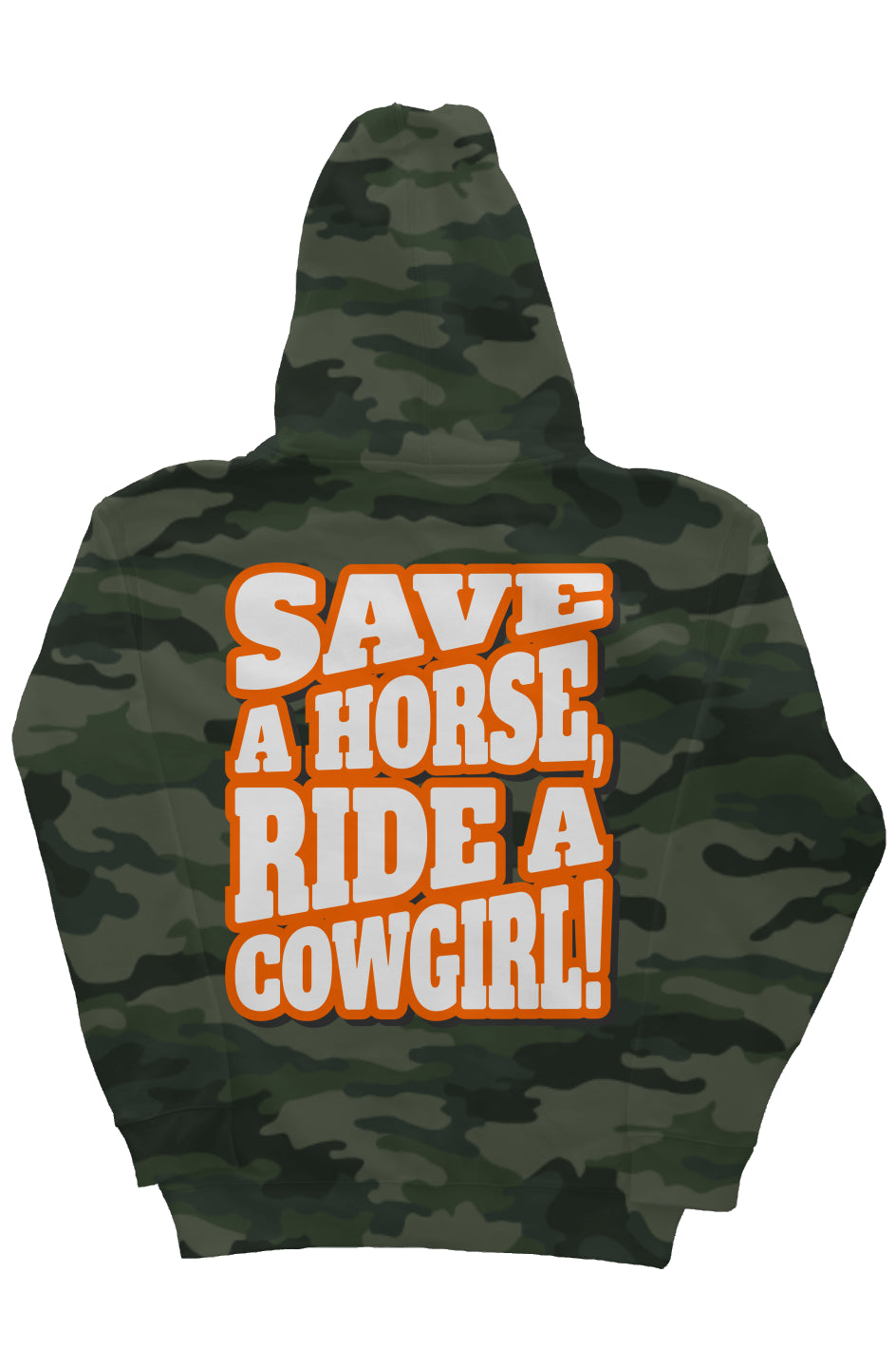 Save A Horse Camo Heavyweight Hoodie