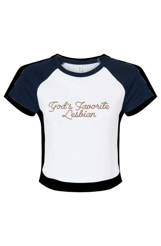 GOD'S FAVORITE LESBIAN Baby Tee 
