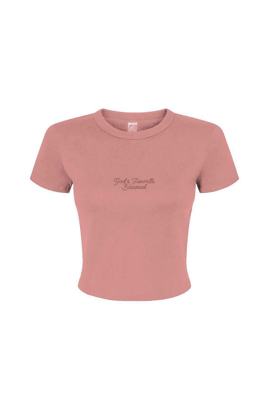 GOD'S FAVORITE BISEXUAL Embroidered Baby Tee