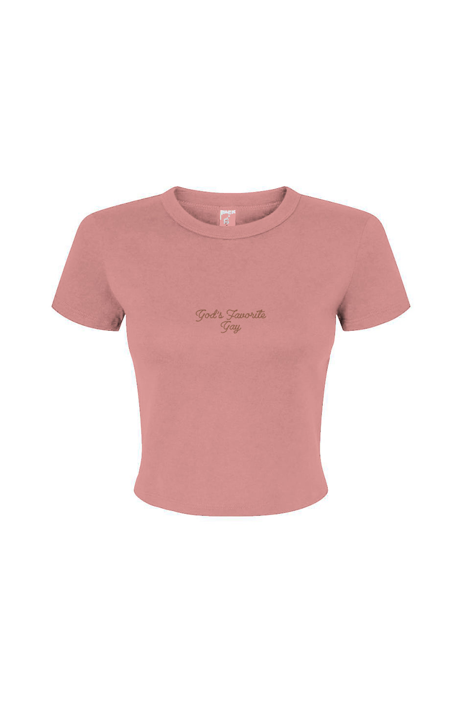 GOD'S FAVORITE FAVORITE GAY Embroidered Baby Tee