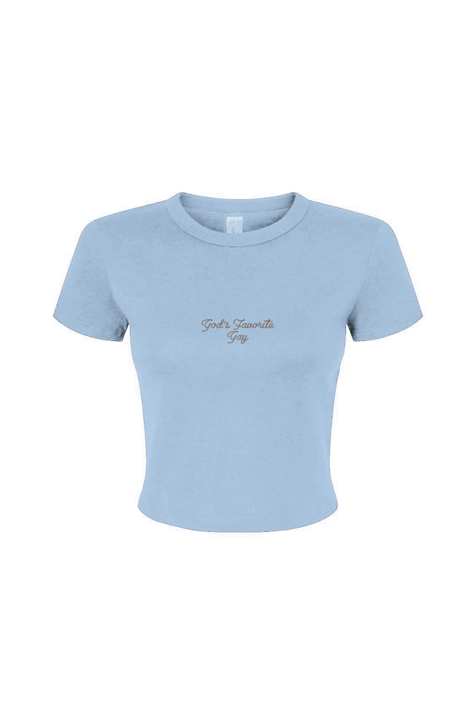 GOD'S FAVORITE FAVORITE GAY Embroidered Baby Tee